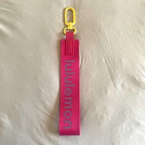 Lululemon never lost key chain